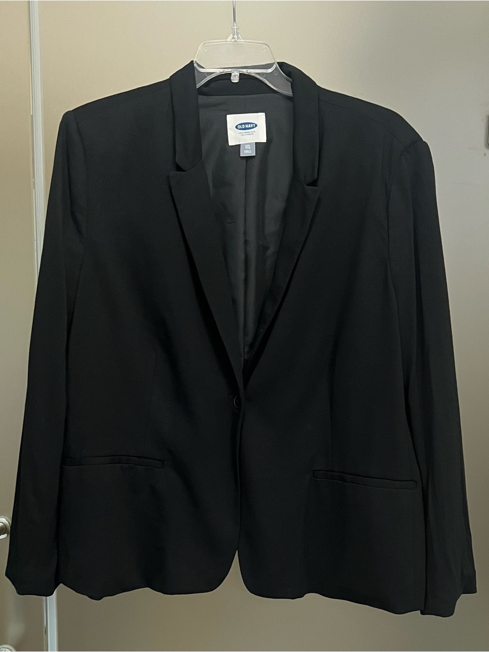 Old Navy Black Women's Single-Button Blazer
